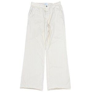 Women's‎ MARGOT Khaki Mid-Rise Wide Leg Trouser Pant- Size Large